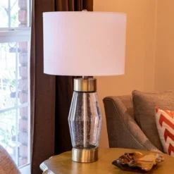 26.25" Glass and Metal Cadance Convex Table Lamp (Includes LED Light Bulb) Antique Brass - Decor Therapy 16 26.25" Glass and Metal Cadance Convex Table Lamp (Includes LED Light Bulb) Antique Brass - Decor Therapy -Deals A Radiant Den Store unnamed file 3099
