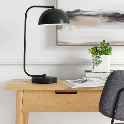 Valencia Desk Lamp (Includes LED Light Bulb) Black - Project 62™ 1 Valencia Desk Lamp (Includes LED Light Bulb) Black - Project 62™