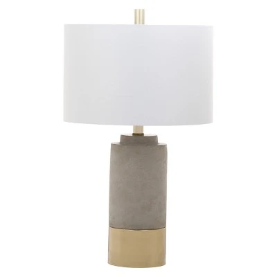 (Set of 2) 24" Bron Table Lamp Gray (Includes CFL Light Bulb) - Safavieh 2 (Set of 2) 24" Bron Table Lamp Gray (Includes CFL Light Bulb) - Safavieh - Image 2
