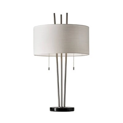 28" Anderson Table Lamp Steel - Adesso 1 28" Anderson Table Lamp Steel - Adesso