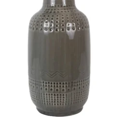 27" Patterned Ceramic Table Lamp Gray Glaze - Decor Therapy -Deals A Radiant Den Store unnamed file 3139