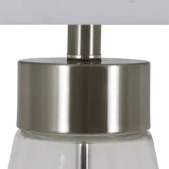 26" Glass and Metal Cadance Convex Clear Table Lamp (Includes LED Light Bulb) Brushed Steel - Decor Therapy 13 26" Glass and Metal Cadance Convex Clear Table Lamp (Includes LED Light Bulb) Brushed Steel - Decor Therapy -Deals A Radiant Den Store unnamed file 3149
