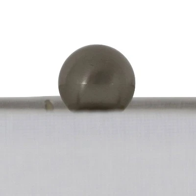 26" Glass and Metal Cadance Convex Clear Table Lamp (Includes LED Light Bulb) Brushed Steel - Decor Therapy 5 26" Glass and Metal Cadance Convex Clear Table Lamp (Includes LED Light Bulb) Brushed Steel - Decor Therapy - Image 5