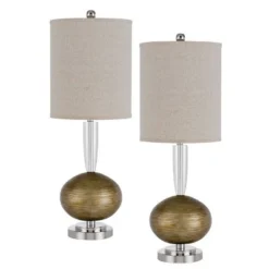 20.5" Crystal/Metal Table Lamp Sets Bronze - Cal Lighting 7 20.5" Crystal/Metal Table Lamp Sets Bronze - Cal Lighting -Deals A Radiant Den Store unnamed file 3191