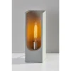 16.5" Clyde Tall Table Lantern Steel - Adesso