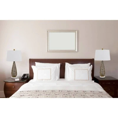 28.5" Metal Contemporary Pair of Table Lamp with Marble Base Distressed Silver - Cal Lighting 4 28.5" Metal Contemporary Pair of Table Lamp with Marble Base Distressed Silver - Cal Lighting - Image 4