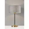 24" Bergen Collection Table Lamp Black - Adesso