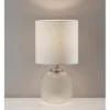 Vivian Table Lamp with Night Light Silver - Adesso