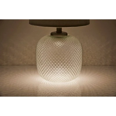 Vivian Table Lamp with Night Light Silver - Adesso 2 Vivian Table Lamp with Night Light Silver - Adesso - Image 2