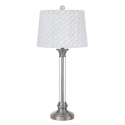 32" Metal/Crystal Contemporary Table Lamp Brushed Steel - Cal Lighting 6 32" Metal/Crystal Contemporary Table Lamp Brushed Steel - Cal Lighting -Deals A Radiant Den Store unnamed file 3285