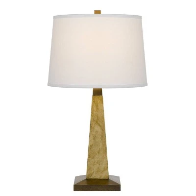 27.75" Ravenna Resign Table Lamp and Taper Drum Shade Sand Stone Finish - Cal Lighting 1 27.75" Ravenna Resign Table Lamp and Taper Drum Shade Sand Stone Finish - Cal Lighting