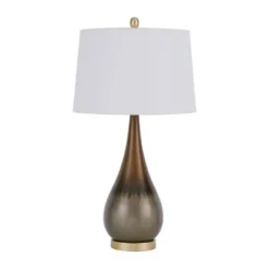 30" Metal Contemporary Table Lamp Taupe - Cal Lighting