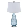 27" Glass Contemporary Table Lamp Blue - Cal Lighting