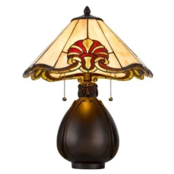 19.5" Resin Transitional Table Lamp with Tiffany Glass Shade - Cal Lighting 7 19.5" Resin Transitional Table Lamp with Tiffany Glass Shade - Cal Lighting -Deals A Radiant Den Store unnamed file 3377