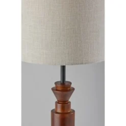 Elton Walnut Rubber Wood Table Lamp Black - Adesso -Deals A Radiant Den Store unnamed file 3388