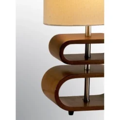 Rhythm Table Lamp Walnut - Adesso