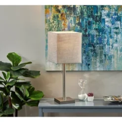 Estelle Table Lamp Brushed Steel - Adesso