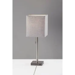 Estelle Table Lamp Brushed Steel - Adesso -Deals A Radiant Den Store unnamed file 3455