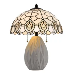 20.125" Cement Transitional Table Lamp with Tiffany Glass Shade - Cal Lighting 6 20.125" Cement Transitional Table Lamp with Tiffany Glass Shade - Cal Lighting -Deals A Radiant Den Store unnamed file 3482