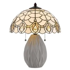 20.125" Cement Transitional Table Lamp with Tiffany Glass Shade - Cal Lighting 7 20.125" Cement Transitional Table Lamp with Tiffany Glass Shade - Cal Lighting -Deals A Radiant Den Store unnamed file 3483