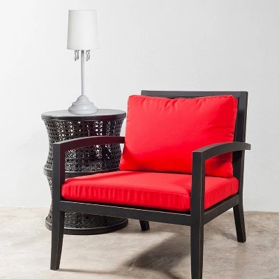 Table Lamp with Fabric Shade and Hanging Acrylic Beads White - Simple Designs 2 Table Lamp with Fabric Shade and Hanging Acrylic Beads White - Simple Designs - Image 2