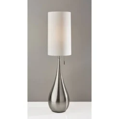 Christina Table Lamp Brushed Steel - Adesso
