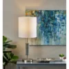 Vanessa Table Lamp Brushed Steel with Textured Ceramic Gray - Adesso