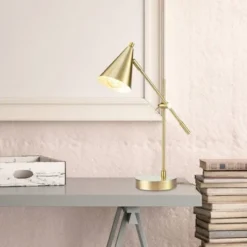 18" Tacoma Balance Arm Desk Lamp Matte Brass - Globe Electric -Deals A Radiant Den Store unnamed file 351