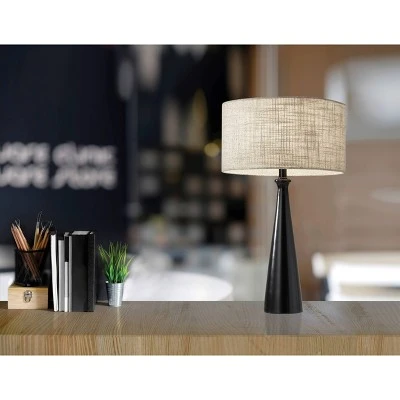 Linda Table Lamp Black - Adesso 1 Linda Table Lamp Black - Adesso