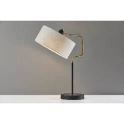 Jacob Table Lamp Black/Brass - Adesso -Deals A Radiant Den Store unnamed file 3558