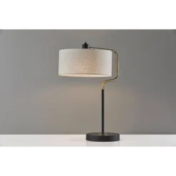 Jacob Table Lamp Black/Brass - Adesso -Deals A Radiant Den Store unnamed file 3562