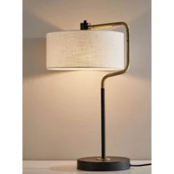 Jacob Table Lamp Black/Brass - Adesso -Deals A Radiant Den Store unnamed file 3566