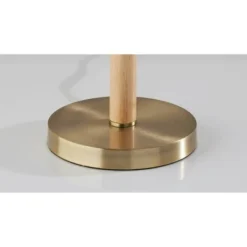 Madeline Table Lamp Natural Rubberwood Antique Brass - Adesso -Deals A Radiant Den Store unnamed file 3572