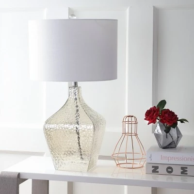 JONATHAN Y 26" Glass Jane Table Lamp (Includes LED Light Bulb) Clear - JONATHAN Y 2 JONATHAN Y 26" Glass Jane Table Lamp (Includes LED Light Bulb) Clear - JONATHAN Y - Image 2
