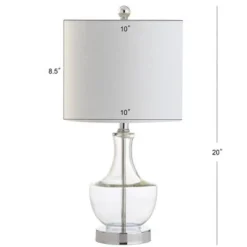 JONATHAN Y 20" Glass Colette Mini Table Lamp (Includes Energy Efficient Light Bulb) - JONATHAN Y Clear 5 JONATHAN Y 20" Glass Colette Mini Table Lamp (Includes Energy Efficient Light Bulb) - JONATHAN Y Clear -Deals A Radiant Den Store unnamed file 3611