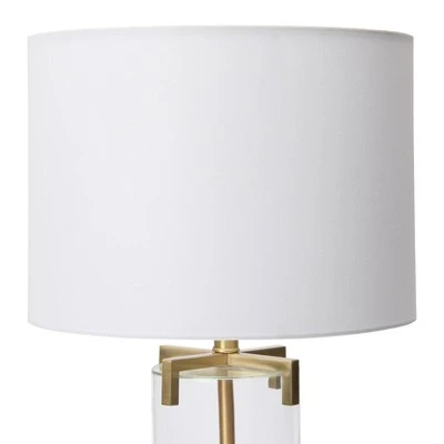 26.5" Glass Table Lamp Gold - 3R Studios 1 26.5" Glass Table Lamp Gold - 3R Studios