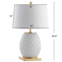 JONATHAN Y 25.5" Glass/Metal Diamond Table Lamp (Includes Energy Efficient Light Bulb) - JONATHAN Y White 5 JONATHAN Y 25.5" Glass/Metal Diamond Table Lamp (Includes Energy Efficient Light Bulb) - JONATHAN Y White -Deals A Radiant Den Store unnamed file 3622