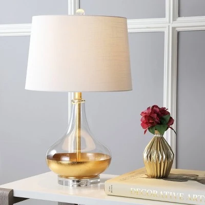 JONATHAN Y 24.5" Glass West Table Lamp (Includes LED Light Bulb) Clear - JONATHAN Y 1 JONATHAN Y 24.5" Glass West Table Lamp (Includes LED Light Bulb) Clear - JONATHAN Y