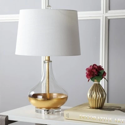 JONATHAN Y 24.5" Glass West Table Lamp (Includes LED Light Bulb) Clear - JONATHAN Y 2 JONATHAN Y 24.5" Glass West Table Lamp (Includes LED Light Bulb) Clear - JONATHAN Y - Image 2