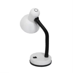 Basic Metal Desk Lamp with Flexible Hose Neck White - Simple Designs -Deals A Radiant Den Store unnamed file 363