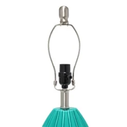Pleated Table Lamp with Fabric Shade Teal - Lalia Home -Deals A Radiant Den Store unnamed file 3638