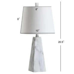 JONATHAN Y 20.5" Owen Resin Table Lamp (Includes LED Light Bulb) White - JONATHAN Y -Deals A Radiant Den Store unnamed file 3655