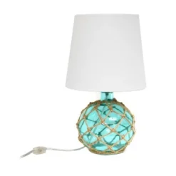 Buoy Rope Nautical Netted Coastal Sea Glass Table Lamp Aqua - Elegant Designs -Deals A Radiant Den Store unnamed file 3681