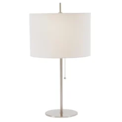 Simplistic Table Lamp Brushed Steel - Fangio Lighting