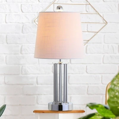 JONATHAN Y 18" Metal Lillian Mini Table Lamp (Includes LED Light Bulb) Silver - JONATHAN Y 4 JONATHAN Y 18" Metal Lillian Mini Table Lamp (Includes LED Light Bulb) Silver - JONATHAN Y - Image 4