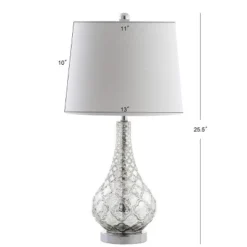 JONATHAN Y 25.5" (Set of 2) Darren Glass Table Lamp (Includes LED Light Bulb) Silver - JONATHAN Y -Deals A Radiant Den Store unnamed file 3767