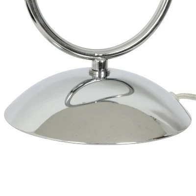 19.25" Crystal Dangles Desk Lamp Chrome - Decor Therapy 3 19.25" Crystal Dangles Desk Lamp Chrome - Decor Therapy - Image 3