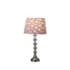 22" Novelty Kids' Metal Table Lamp with Heart Shade Pink - Ore International