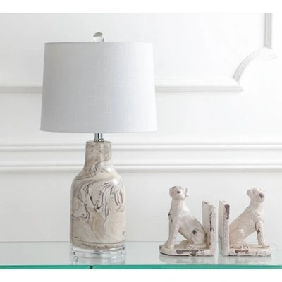 JONATHAN Y 23" Ceramic Webb Table Lamp (Includes LED Light Bulb) Gray - JONATHAN Y 2 JONATHAN Y 23" Ceramic Webb Table Lamp (Includes LED Light Bulb) Gray - JONATHAN Y - Image 2