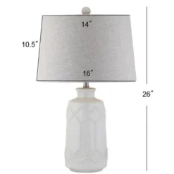 JONATHAN Y 26" Ceramic Alice Table Lamp (Includes LED Light Bulb) White - JONATHAN Y 5 JONATHAN Y 26" Ceramic Alice Table Lamp (Includes LED Light Bulb) White - JONATHAN Y -Deals A Radiant Den Store unnamed file 3821